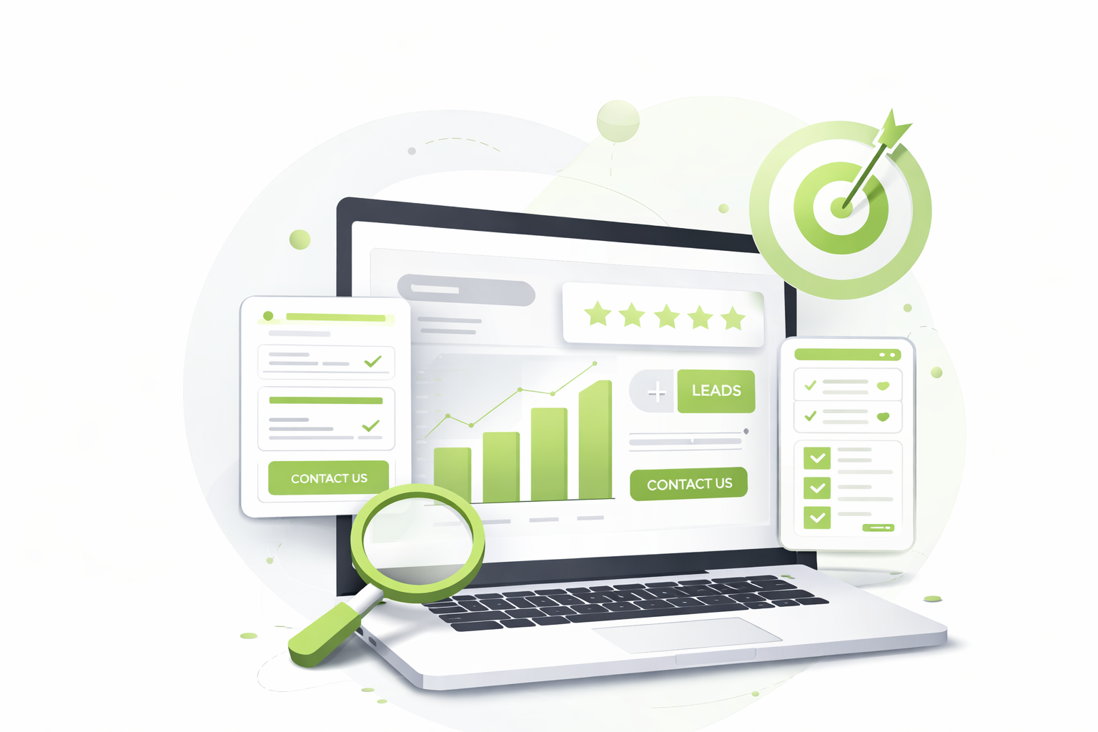 Startup Website Design Mock up