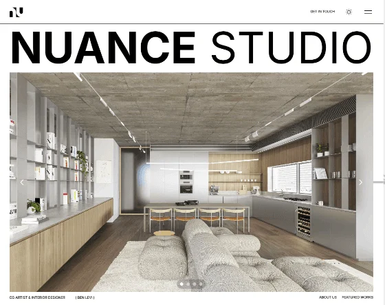 Nuance Studio website project
